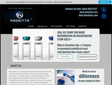 Tablet Screenshot of neocyte.com